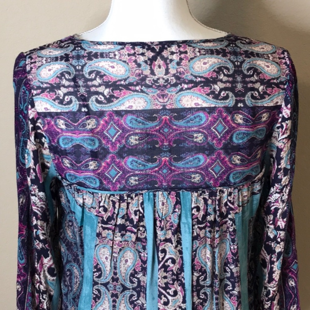 LUCKY BRAND Paisley Print Dress - Picture 6 of 16